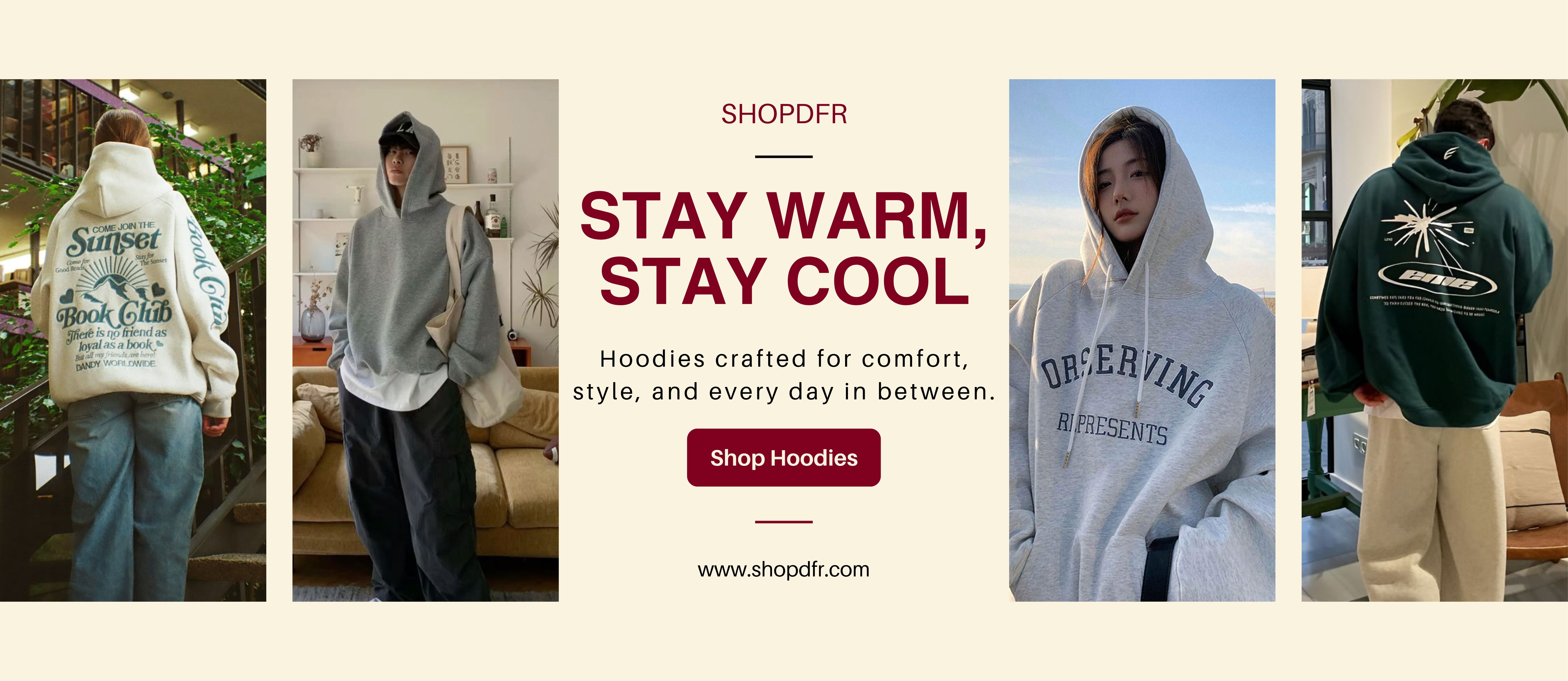 Red and White Minimalist Fashion Email Header